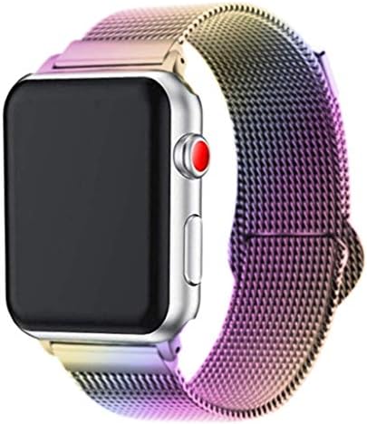 Compatible with Watch Bands 38mm/40mm, 42mm/44mm, Bands Milanese Loop Replacement Strap for Series 4 3 2 1 (Color,Small, 38mm/40mm)