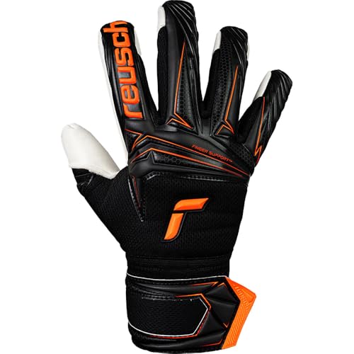 Reusch Goalkeeper Gloves for Men Adults | Excellent Grip, Robust Performance Breathable | For Training & Match | Attrakt Freegel Advance