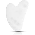Contrybox Gua Sha Werkzeug Aus Rosenquarz – Gesichts- & Augenmassage Für Schwellungsreduzierung & Kieferformung