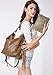 SHOMICO Womens Shoulder Bag Hobo Purse Crossbody Fringe Bags for Ladies Taupe Green Brown Large Big Oversize (Khaki)