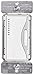 Eaton RF9540-NWS ASPIRE Single-Pole Multi-Location Master Dimmer Light Switch, White Satin Finish