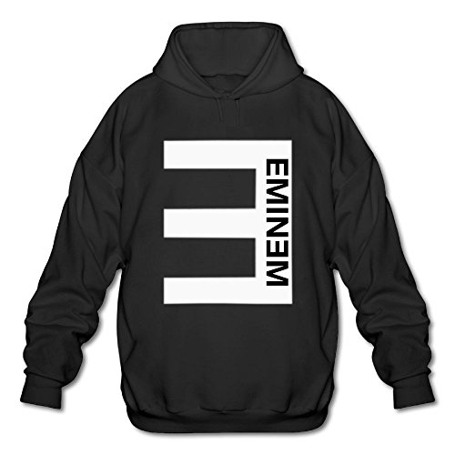 Qt gorgeous Men's Eminem Logo Popular Hooded Sweatshirt
