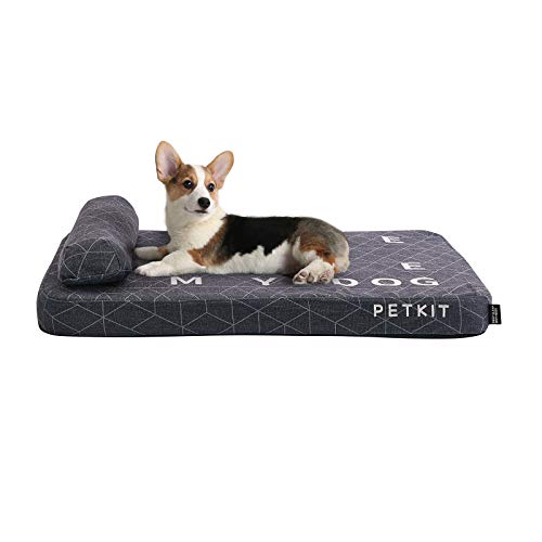 PETKIT Memory Foam Dog Bed, Orthopedic Large Rectangle Pet Bed Mattress