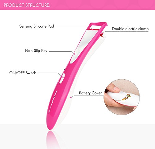 TOUCHBeauty TB-1016 curler ciglia, riscaldamento e doppio riscaldamento silicone pad strumento riccio che fanno ciglia lunghe
