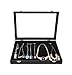 Modern Black Retail Jewelry Display Box Case, Necklace and Accessory Storage Holder