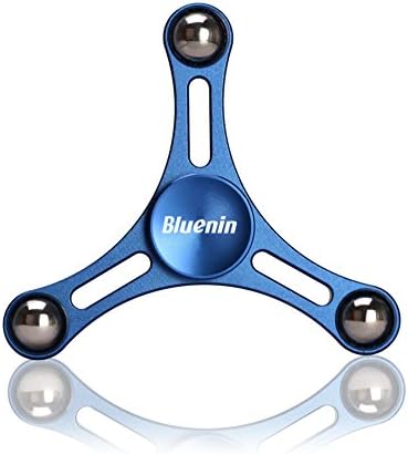 Bluenin Hand Spinner, Fidget Spinner Removable Ceramic Bearing High Speed EDC Fidget Toy Stress and Anxiety Relief Toy (Blue)
