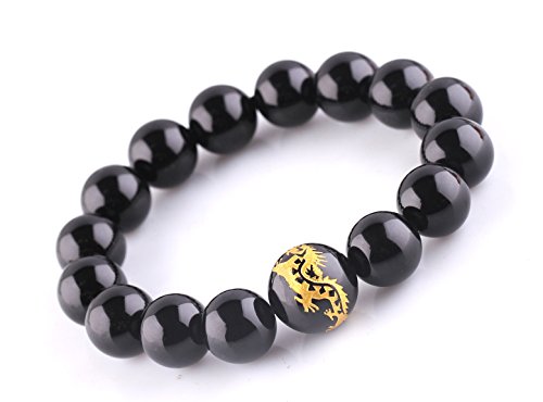 MBOX Genuine 12mm Gem Beads Bracelet For Meditation