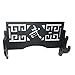 Eforlife 2-Tier Sword Holder Wall Mount Samurai Sword Display Stand Hanger Hollow Out Pattern for Katana Wakizashi and Standard Swords (Bushido-武)