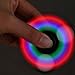 Malltop LED Light Fidget Spinner - High Speed Tri-Spinner Single Finger Decompression EDC Focus Gyro (Black)