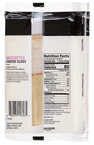1 Amazon+Brand+Sliced+Muenster+Cheese