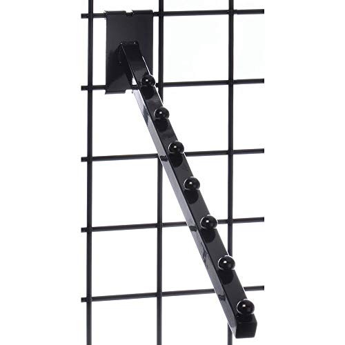Grid Display Panel Waterfall Display Arm 7-Ball Hook Black - //medicalbooks.filipinodoctors.org