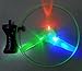 LED Light up Flying Saucer - Light up Flying Disc Glow UFO Saucer - Light up Glow Kids Toy Helicopter ( 3pc Set)