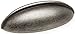 Cosmas 1399WN Weathered Nickel Cabinet Hardware Bin Cup Drawer Handle Pull - 2-1/2" Hole Centers
