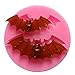 WYD Halloween Decorative Fondant Silicone Mold,Handmade Soap Mold,Cake Mold Decorating,Fondant Baking Mold,Jelly Pudding Mold (Bat Shape)