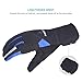 INBIKE Men's Winter Cold Weather Thermal Windproof Gel Bike Gloves Blue X-Large