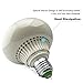 iRainy E27 12W LED Infrared Motion Sensor Pir Warm White Light Bulb Lamp auto switch Stairs light (12W PIR-Warm White)