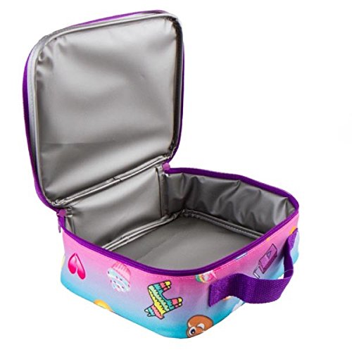 Fashion Angels Gradient Rainbow Emoji Insulated Lunch Box