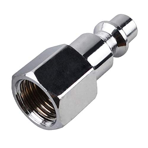 Jewboer 15 Pieces Air Hose Line Quick Adapter Coupler Connector Plug 1/4" NPT Fitting Compressor Female Plug - Thumbnail 3