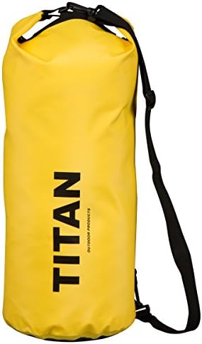 Waterproof Dry Bag, 500D PVC Fabric, 10L, 20L, 30L for Boating, Kayaking, Rafting, Canoeing, Hiking, Backpacking & More | Watertight Roll-Top Closure & Detachable Adjustable Shoulder Strap