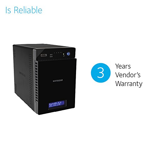 NETGEAR ReadyNAS RN214 4 Bay Diskless Personal Cloud NAS, Desktop