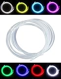 PMMA Optic Fiber Light Cable Side Glow Diameter for Fiber Optical Lighting Decoration 1M (0.31in)
