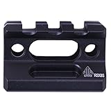 Leapers MT-RSX5S Inc, UTG Super Slim Picatinny Riser Mount, 1/2" Height, 3 Slots, Black