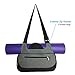 ASUTRA Compact Yoga Mat Bag with Organic Yoga Mat Cleaner - Dark Gray
