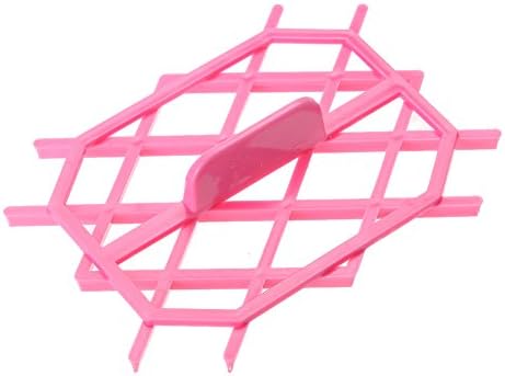 Funnytoday365 Plastic Printing Biscuits Cake Cookies Cutter Fondant Lace Cake Decoration Petal Quilt Embosser Cutter Icing Mold Cake Tools