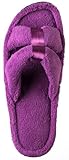 Beverly Rock Woman's SPA Terry Slide Slipper with Stitching And Satin, In Classy Colors
