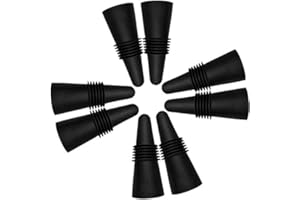 8 pcs of Wine Stoppers, CNYMANY Reusable Silicone Beverage Bottle Sealer Replacement with Grip Top for Cork to Keep The Wine 