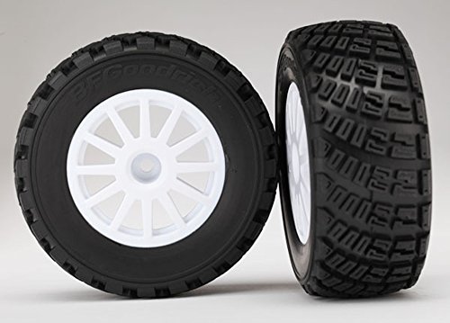 Traxxas Assembled Glued Wheels Bfgoodrich Rally Gravel Pattern 2 Tires & Wheels with Tire Foam Inserts