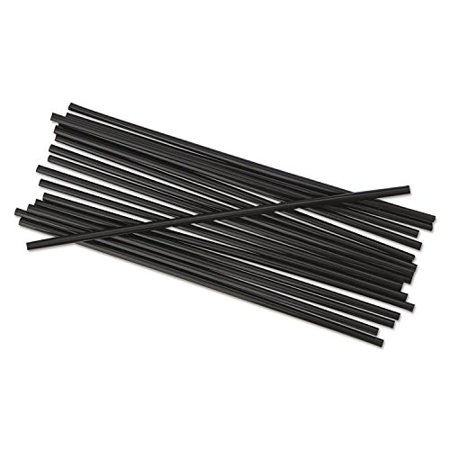 Boardwalk STRU525B10 Unwrapped Single-Tube Stir-Straws, 5 1/4