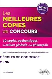 Les  meilleures copies de concours