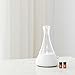 Opulence - Nebulizing Essential Oil Diffuser for Aromatherapy with White Ceramic Base and Touch Sensor Light Switch - Premium Home & Professional Use - No Heat, No Water, No Plastic …