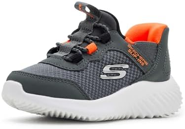 Amazon.com | SKECHERS Monster Sneaker, Brown/Black, 4 Big Kid