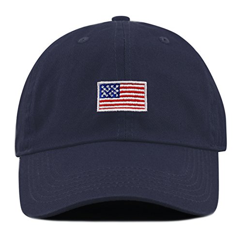The Hat DepotKids American Flag & Cute Embroidery Cotton Baseball Cap Hat
