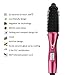 Hair Curler Brush,Travel Ceramic Tourmaline Ionic Hair Curler Hot Brush Professional Anti-Scald Instant Heat Up Curling Wands Heated Styler Brush for Long Hair(US)thumb 2