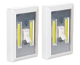 [Updated Version] Battery Operated LED lights BATTERIES INCLUDED, Under Cabinet, Shelf, Closet, Nightlight & Kitchen RV & Boat (2 Pack)