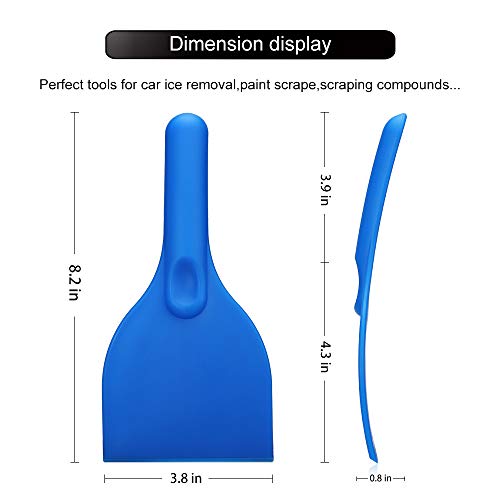 2 Scraper+Plastic+Cleaning+Heavy+Duty+Blue+Blue