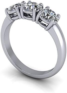 Farah Three Stone Anniversary Ring 1.50 CTW