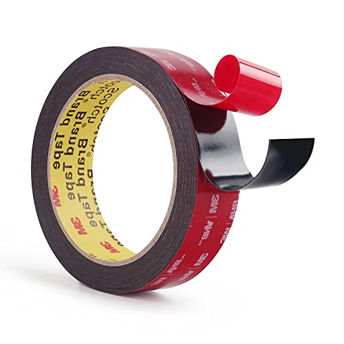 Realth Double Sided Mounting Tape Black 5925 1” x