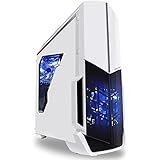 SkyTech ArchAngel GTX 1050 Ti Gaming Computer Desktop PC FX-6300 3.50 GHz 6-Core, GTX 1050 Ti 4GB, 8GB DDR3, 1TB HDD, 24X DVD, Wi-Fi USB, Windows 10 Pro 64-bit, White (GTX 1050 Ti Version)