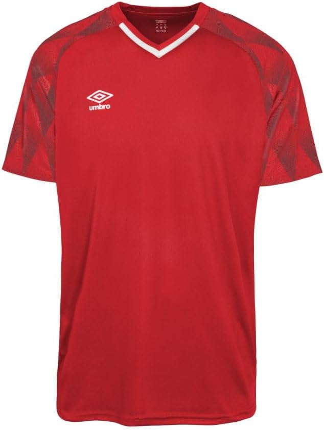 Amazon.com: Umbro Men's Vertical Stripe Soccer Jersey, Vermillion