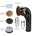 Electric Hand Held Shoe Polisher Black Shoe Boot Polish Shoe Shine Kit Shoe Buffer Machine Automatic Shoe Cleaner Boot Shinner Mini (black1)