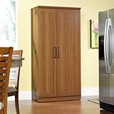 Sauder Home Plus Storage Cabinet with Sienna Oak Finish (Kitchen)