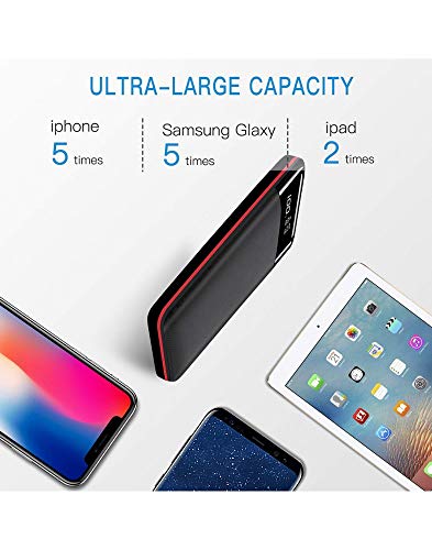 ForMe Powerbank 20000 mAh Externe Batterij Accu met LCD Digitaal Display Draagbare Powerbanks 2 Outputs Hoge Capaciteit - Afbeelding 4