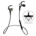 Soundpeat Bluetooth Headphones Magnetic Wireless Earbuds Sport in-Ear Sweatproof Earphones with Mic (Bluetooth 4.1, aptx, 6 Hours Play Time, Secure Fit Design) Q12 - Black