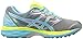 ASICS Women's Gel-Cumulus 18 G-TX Running Shoe, Aluminum/Aquarium/Neon Lime, 8.5 M US