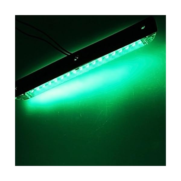 Partsam-2pcs-8-Led-Marker-Light-Utility-Strip-Light-Bar-For-12V-Truck-Trailer-Boat-18-Green-LED Partsam-2pcs-8-Led-Marker-Light-Utility-Strip-Light-Bar-For-12V-Truck-Trailer-Boat-18-Green-LED