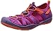 KEEN Big Kid's Moxie Closed Toe Casual Sandal, Purple Wine/Nasturtium, 3 BK (Big Kid's) US